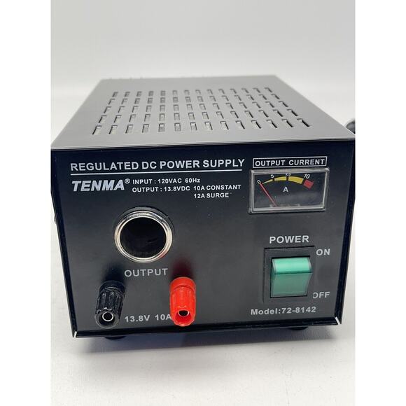 Tenma 72-8142 Regulated DC Power Supply 13.8V 10A Works - Picture 5 of 5